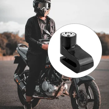 Мотоциклетный дисковый замок антивелосипедный замок для мотоцикла скутера мотоцикла (черный)