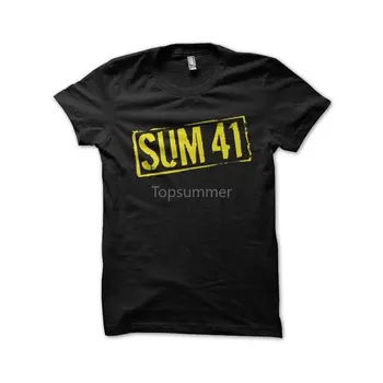 Мужская футболка Sum 41 Черная футболка Футболки Женская футболка