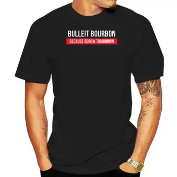 Мужская футболка Tshirtshark Bulleit Bourbon, потому что к черту завтра пить крутую вечеринку футболка новинка женская футболка