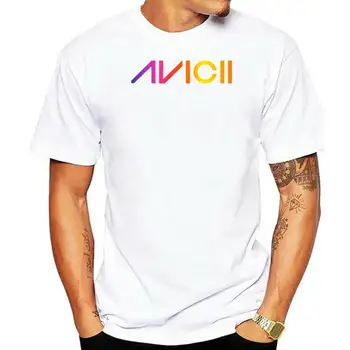 Мужская черная футболка Avicii 3 DJ Music Festival Tee