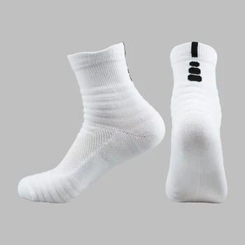 Мужские противоскользящие футбольные носки Женские хлопчатобумажные носки Короткие длинные трубки Футбольные баскетбольные спортивные носки Дышащие дезодорирующие носки