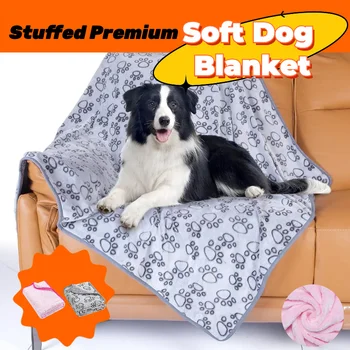 Мягкая одеяла для собак премиум-класса для больших собак Одеяло для большой кошки Успокаивающее моющееся одеяло для кровати Защитный чехол для дивана Предметы первой необходимости для собак
