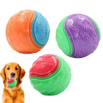 Мяч для дрессировки собак Теннисные мячи для собак Пищащие игрушки для агрессивных жевателей Прочные жевательные игрушки для собак для собак крупных средних пород