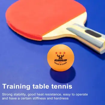 Мячи для круглого настольного тенниса Высококачественные мячи для настольного тенниса Высококачественные мячи для пинг-понга Прочный эластичный удар для отдыха