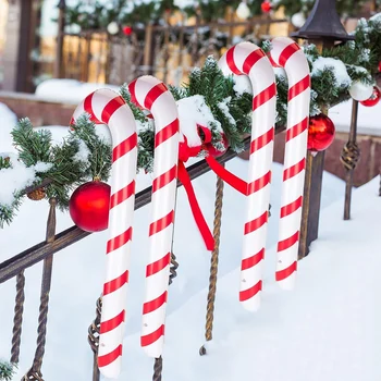 Надувные рождественские леденцы Надувные конфетные палочки для рождественских рождественских украшений в помещении и на открытом воздухе 2024 Новогодняя вечеринка