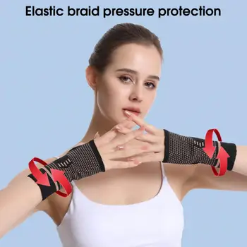  Накладка на запястье Нейлоновая перчатка для спортзала 3 размера Прочная Шикарная Удобная Перчатка для фитнеса для взрослых
