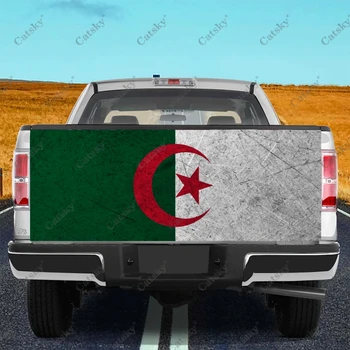Национальный флаг Алжира Автомобильные наклейки задний хвост грузовик модификация покраска подходит для грузовика боль упаковка аксессуары наклейки