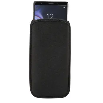 Неопреновый чехол для Samsung Galaxy M02 (2021) водонепроницаемый носок, сверхтонкий и противоударный протектор-Черный