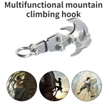  Нержавеющая сталь Магнитный крюк для скалолазания Складной альпинистский коготь для активного отдыха