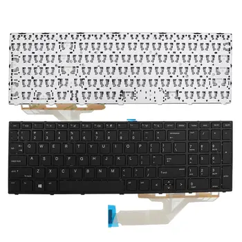 Новая клавиатура для ноутбука в США с рамкой подходит для HP ProBook 450 G5 455 G5 серии G5