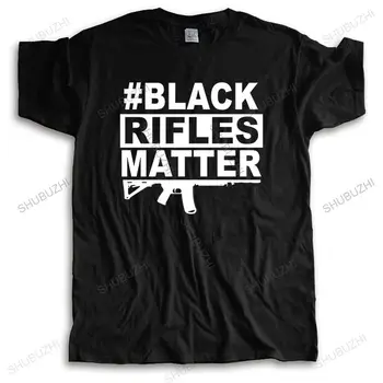 Новая летняя мужская футболка AR 15 Gun shirt - 2 Поправка - Black Rifles Matter мужская хлопковая футболка летняя брендовая футболка евро размер