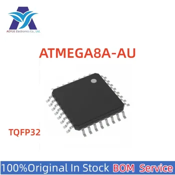 Новая оригинальная стоковая микросхема ATMEGA8A-AU ATMEGA8A-AUR ATMEGA8AU ATMEGA8A-U MCU 8-битный AVR RISC 8 КБ флэш-памяти 3,3 В / 5 В 32-контактный лоток TQFP TR