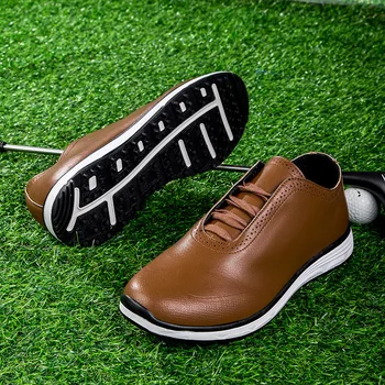  Новая профессиональная обувь для гольфа Мужчины Женщины Роскошные кроссовки для гольфа Удобная обувь для ходьбы Мужские кроссовки