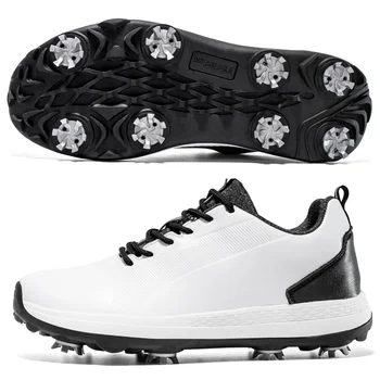 Новая профессиональная обувь для гольфа Удобные кроссовки для гольфа На открытом воздухе Размер 39-48 Обувь для ходьбы Мужские противоскользящие кроссовки для ходьбы