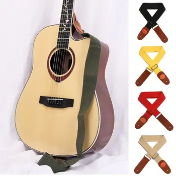 Новая часть музыкального инструмента Многоцветные регулируемые аксессуары для гитары Гитарные ремни Гитарный ремень
