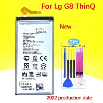 Новый аккумулятор BL-T41 для аккумулятора телефона LG G8 ThinQ LMG820QM7 LMG820UM1 LM-G820UMB LMG820UM0 LM-G820N с инструментами + номер отслеживания