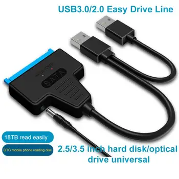 Новый кабель USB SATA 3 Адаптер Sata To USB 3.0 Поддержка до 6 Гбит/с 2,5-дюймовый внешний твердотельный накопитель HDD Жесткий диск 22-контактный Sata III A25 2.0