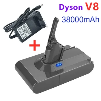 Обновите новый аккумулятор Dysonv8 38000 мАч 21,6 В для аккумуляторной батареи Dyson V8 абсолютный/пушистый/животный литий-ионный пылесос