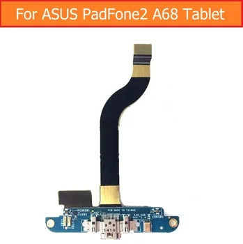 Оригинальная USB-зарядка Микрофон Разъем для печатной платы Разъем Плата Для Asus Padfone 2 A68 Зарядный порт Запасные части Usb Charge