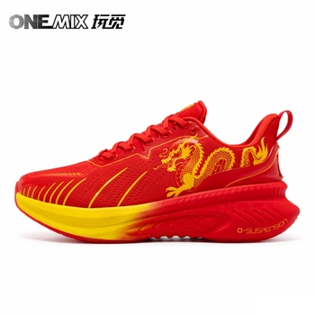 Оригинальные мужские кроссовки Chinoiserie Спортивная обувь с увеличением высоты ONEMIX для уличных дышащих сетчатых кроссовок для ходьбы