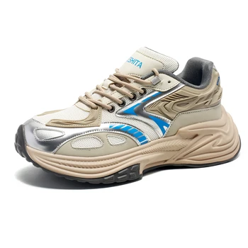 Оригинальный дизайн Мужские кроссовки Женская сетчатая спортивная обувь для отдыха INS Горячие продажи High Street Dads Shoes Модная обувь для ходьбы Мужская