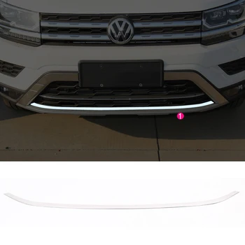  Отделка передней решетки автомобиля Украшение полосы бампера для Volkswagen Tharu VW Taos 2018 2019 2020 2021 2022 2023 Комплект аксессуаров Авто