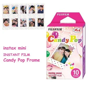 Подлинная пленка Fujifilm Instax Mini 11 Candy Pop 10 листов для Fuji Instax Mini 12 8 70 25 50s 90 Камера Мини Пленка Фотобумага