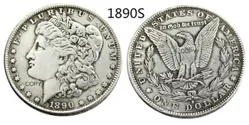 Посеребренная копия доллара США 1890-х