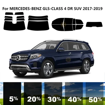  предварительно нарезанная нанокерамика автомобиль УФ тонировка окон комплект автомобильная оконная пленка для MERCEDES-BENZ GLS-CLASS X166 4 DR SUV 2017-2019
