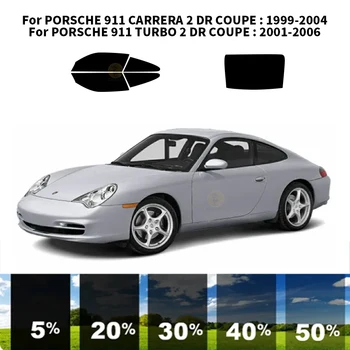  предварительно нарезанная нанокерамика автомобиль УФ тонировка окон комплект автомобильная пленка для окон для PORSCHE 911 CARRERA 2 DR COUPE 1999-2004