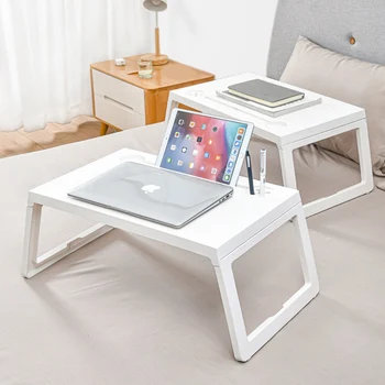 Прикроватная стойка в японском стиле, складной небольшой стол, стол в общежитии, стол для чтения и обучения, ленивый настольный стеллаж для хранения