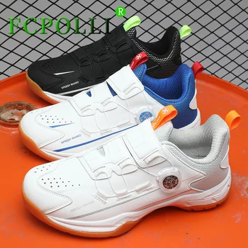 Профессиональная обувь для бадминтона Мужская противоскользящая обувь для настольного тенниса Мужские спортивные кроссовки с быстрой шнуровкой Мужчина Дизайнер Бадминтон Тренировка