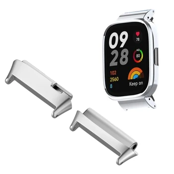  Разъем для ремешка часов Адаптер из нержавеющей стали Сменный металлический соединительный адаптер для Redmi Watch 3 Active/Lite