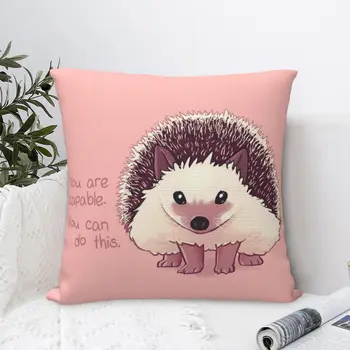 Розовый Kawaii Hedgehog Наволочка Дизайн наволочки для животных Наволочка Morden для дивана Спальня Домашний декор