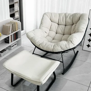 Роскошные скандинавские стулья Поддержка спины гостиной Мобильное кресло-качалка Удобное балконное откидывающееся Sillon Индивидуальная мебель для дома