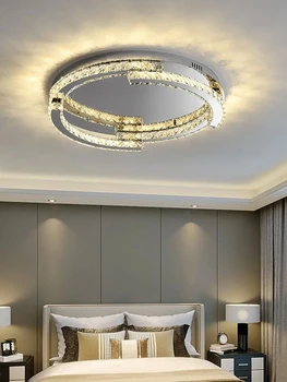 Светлый роскошный потолочный свет, спальня, кабинет, свет, гостиная, свет, главная спальня, светодиодные хрустальные светильники CX107WZ