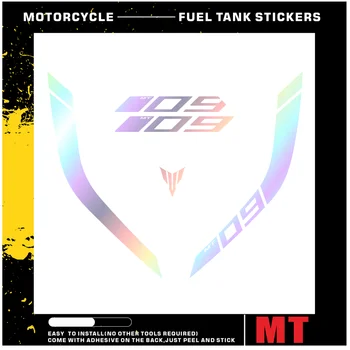 Светоотражающие виниловые наклейки на мотоцикл Наклейки на танк Логотип для Yamaha Mt09 Mt 09 Fz09 Fz-09 Mt-09 2019 2020 2021