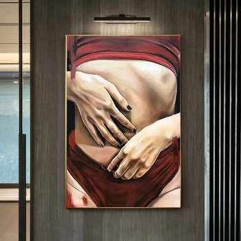 сексуальная женщина ягодицы холст картины боди-арт плакаты и принты настенные художественные картины для гостиной домашнее украшение стен cuadros