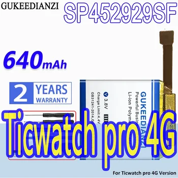 Сменный аккумулятор GUKEEDIANZI большой емкости SP452929SF (Bluetooth) / (4G) 640 мАч Для версии Ticwatch pro Bluetooth