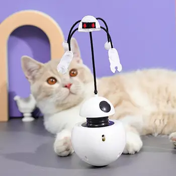  Снятие стресса Сменный электрический котенок для домашних животных Кошка Тизер Палка Игрушка Товары для домашних животных