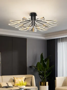 Современная минималистичная лампа в гостиной Светлый роскошный потолочный светильник Nordic Персонализированный креативный свет для спальни Ресторанные лампы