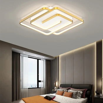 современный простой светодиодный потолочный светильник для гостиной, столовой, спальни, кабинета, фойе, кухни, прохода, внутреннего декора, осветительного прибора, блеска