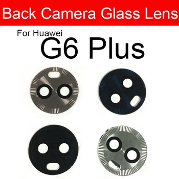  Стеклянная крышка объектива задней камеры с наклейкой Клей для Huawei G6 Plus G6Plus G6Plus Запасные части стеклянного объектива основной камеры