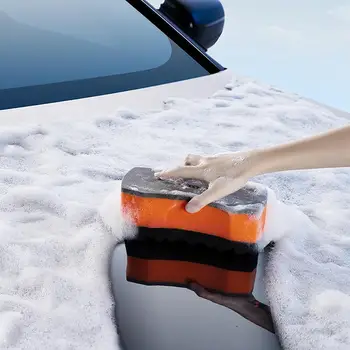  Супер впитывающая автомобильная губка Ultimate Cleaning Power & Easy Grip Car Wash Artifact Плотная пенная губка для роскошной уборки