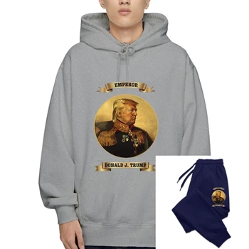 Трамп Толстовка с капюшоном Дональд Император Смешной слоган Шутка Президент США Крутой подарок Верхняя одежда 321