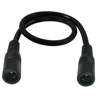  Удлинительный кабель питания 5,5 мм x 2,1 мм Кабель для камеры видеонаблюдения с розеткой 20 см / 7,87 дюйма Удлинительный кабель питания
