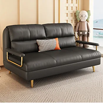 Удобный роскошный диван Кожаный Релакс Черный Современный Lazzy Диван Nordic Reading Sillones Modernos Para Sala Мебель для гостиной