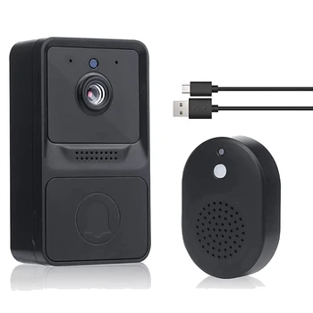 Умный дверной звонок с камерой безопасности Дверной звонок с облачным хранилищем, 2-сторонним аудиомониторингом в режиме реального времени