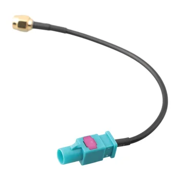Универсальный антенный адаптер Кабель FakraZ Male к SMA Male для автомобилей Для GSM GPS DAB с длиной кабеля 6 дюймов
