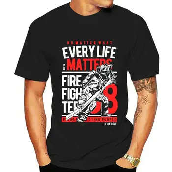 Футболка Пожарный S Пожарный Пожарный Мужской Подарок 3xl Born Fight Rescue S-3XL